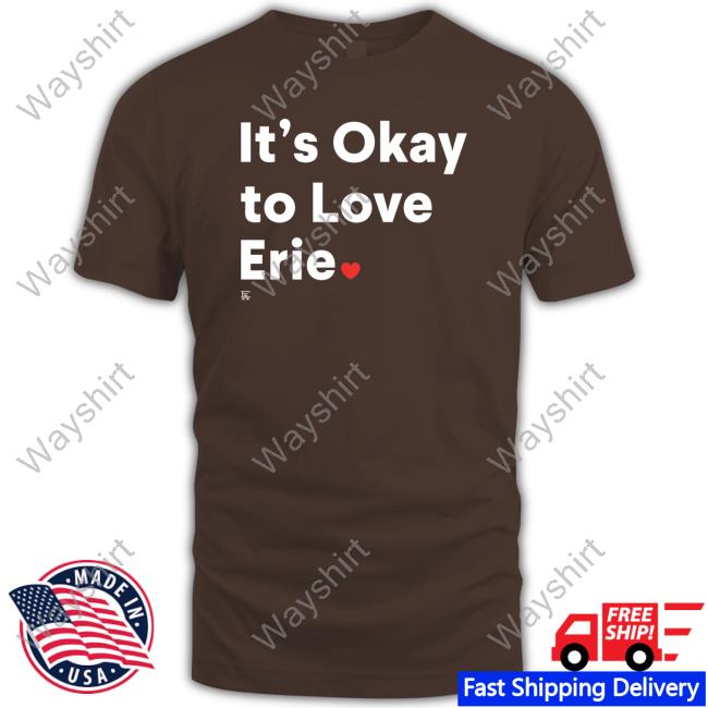 Erieapparel Store It's Okay To Love Erie Hoodie